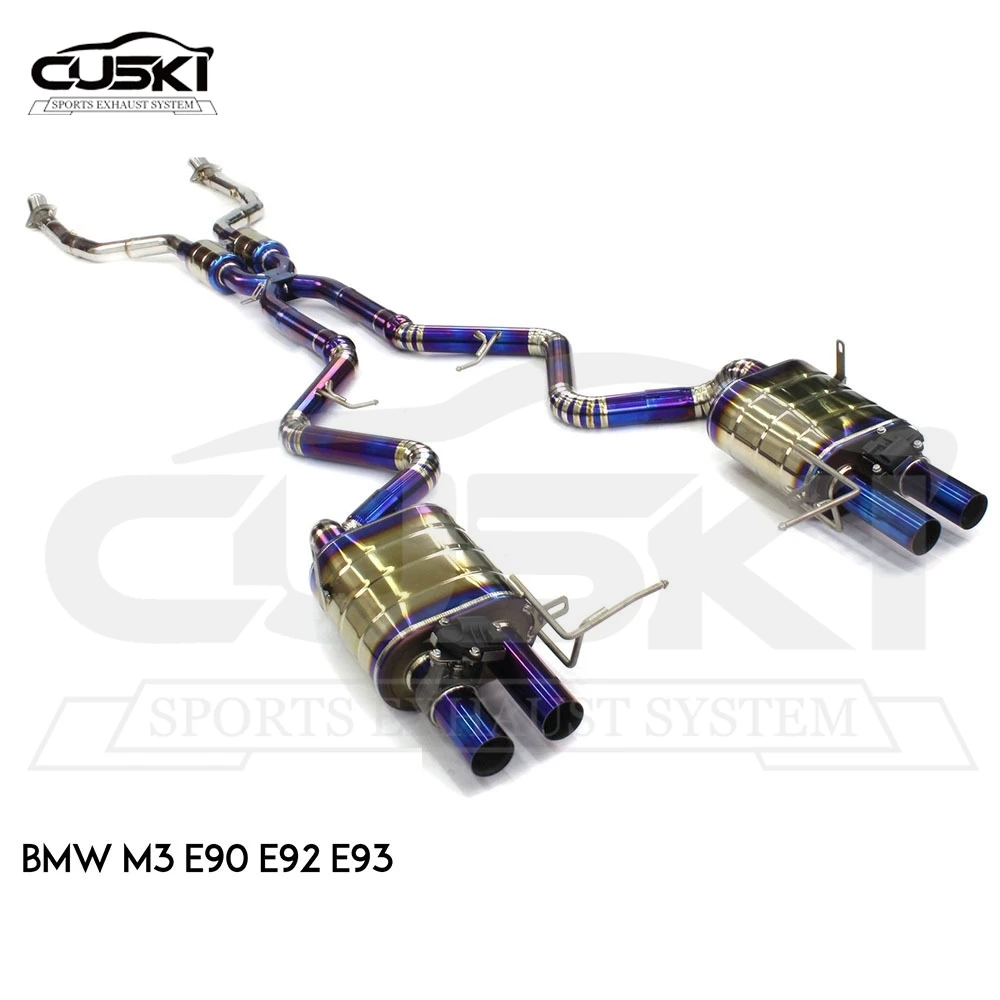 Titanium Alloy Catback Exhaust for BMW E90 E92 E93 Exhaust Modification M3 325 330 335 Valve Control Exhaust System