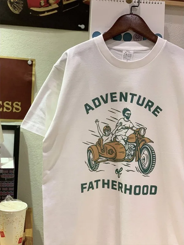 미국 레트로 스타일 반팔 셔츠 앞면 2025 신상 청년 캐주얼 프린트 그래픽 티셔츠 여성 의류 여름 스트릿웨어 Y2K