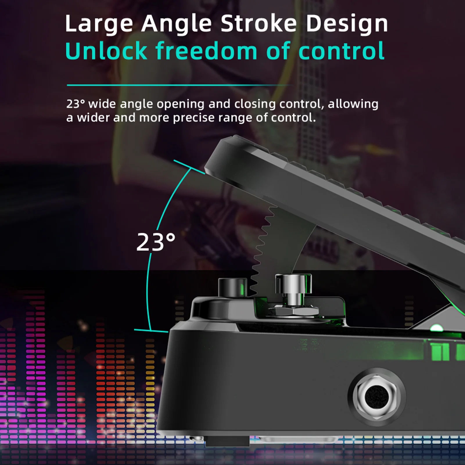 Guitar Wah Volume Pedal 2 Function Effects Pedal with RM Shielded Inductor Guitar Wah Volume Effects for Electric Guitar