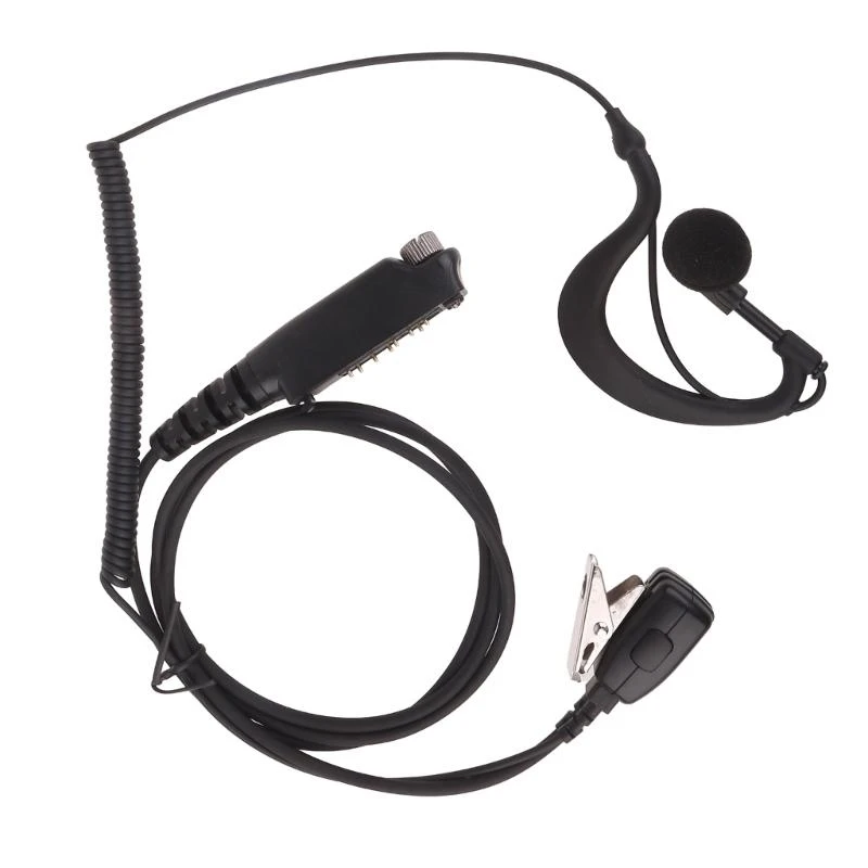 

652F Comfortable & Secure Earpiece Headset Plastic Earphones ABS Headphones Versatile Earpiece for STP8000 & STP9000 Radios