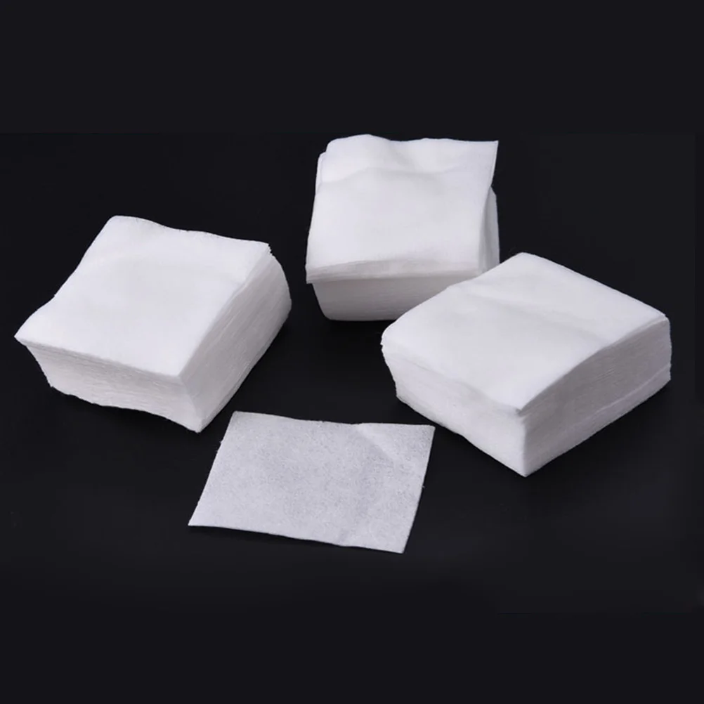 

400Pcs Makeup Cotton Pads Disposable Soft Absorbent Nonwoven Facial Remover Pads for Nail Art Makeup Removal Skincare