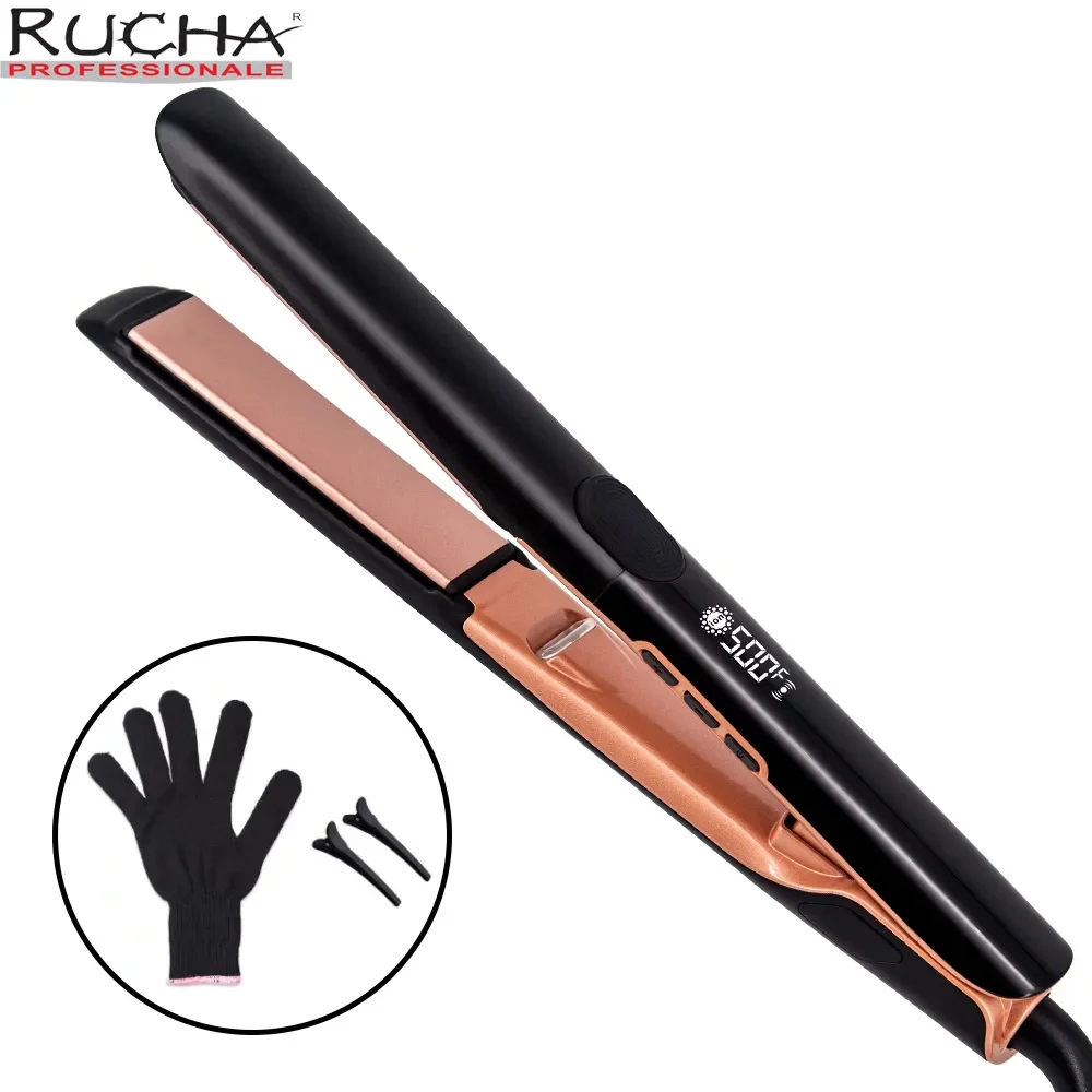 RUCHA Haarglätter 500F, professionelle Temperatur, hohe Keratin-Behandlung, Haarglätter für krauses Haar, Wiederherstellung der Beschädigung 4