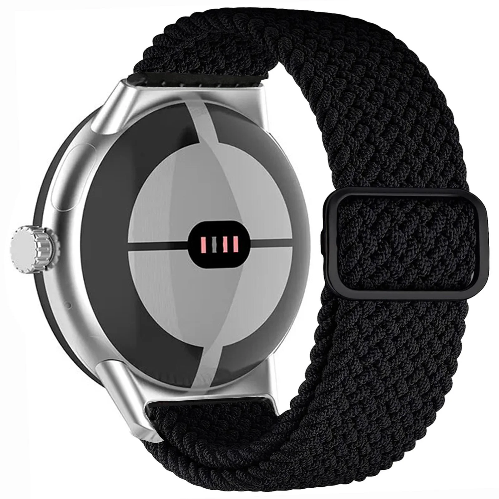 حلقة منفردة مضفرة لملحقات سوار Google Pixel 2 Smartwatch حزام نايلون مرن قابل للتعديل سوار كوريا حزام ساعة Pixel