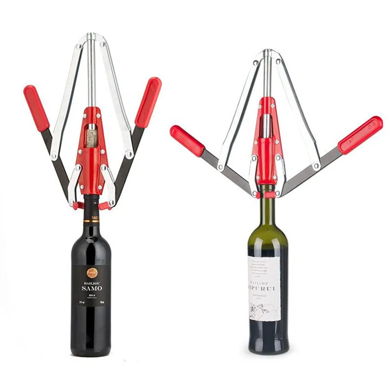 Metal Double Lever Hand Corker Manual Wine Bottle Corker For Home Brewing Wine Making