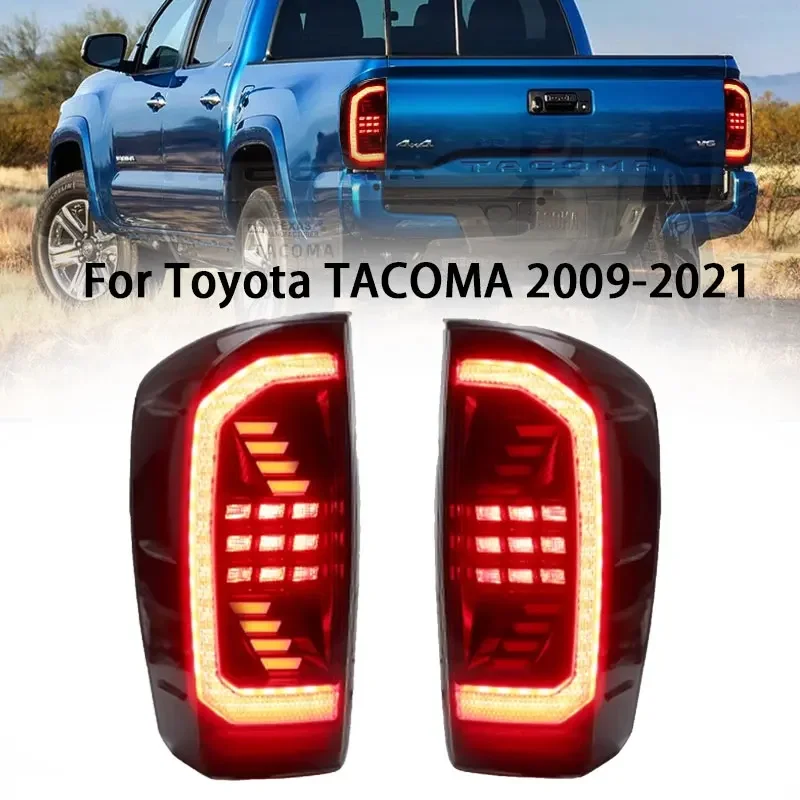 

Автомобильный задний фонарь для Toyota Tacoma 2009-2022, модифицированный задний фонарь в сборе, задний фонарь, красный указатель поворота, автомобильный аксессуар