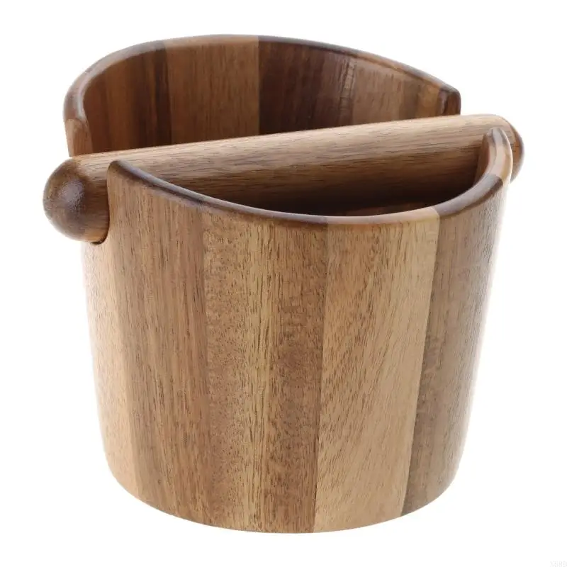 Caixa batida café Bin lixo moagem com caixa resíduos barra batida destacável N58D