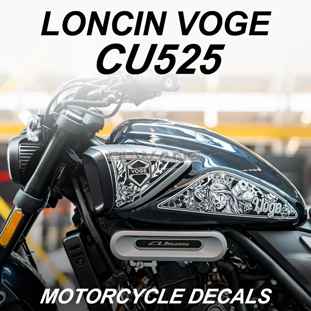 

Medium Version Stickers Modified Motorcycle Decals Car Stickers Pull Flower Prints Prints FOR Loncin VOGE CU525 CU-525 525-CU