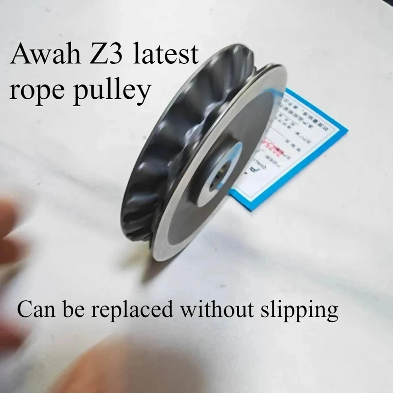 Awah Z3 PROF 9-11mm Rope Pulley Fits Aerial Lift Descender Non-Slip Rope Wheel Durable Aerial Work Accessory