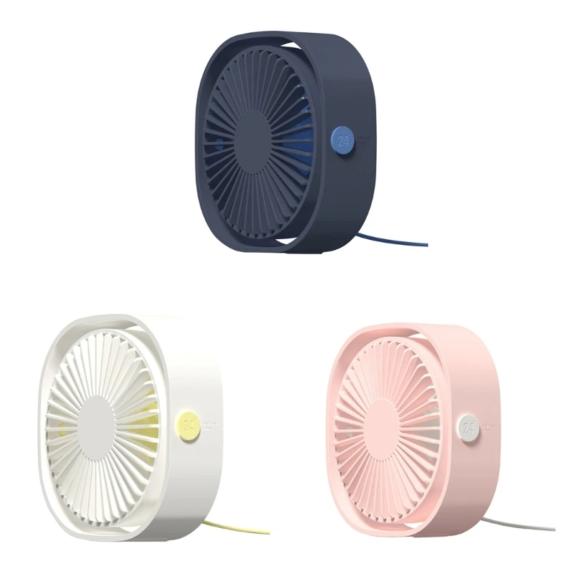 

Car USB Rechargeable Portable Electric Cooling Fan Air Cooler Desktop Ventilator