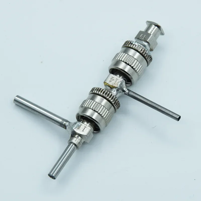 Three-axis removable coaxial needle, electrospinning metal needle