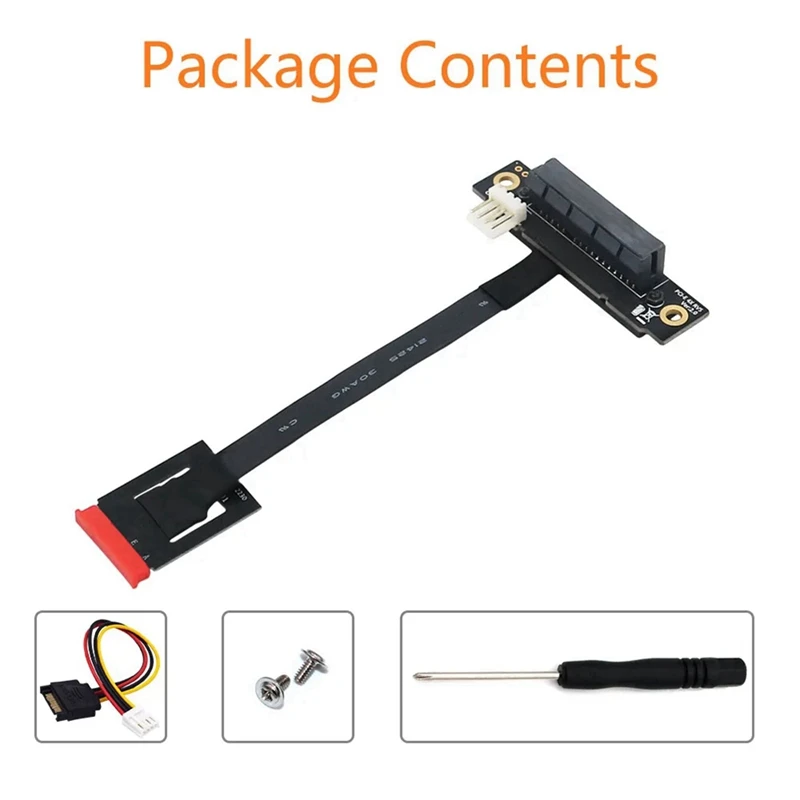 270 Degree M.2 NGFF Dual Key A-E To PCI-E 4X Adapter Convert Cable For PCI-E Tester Extender