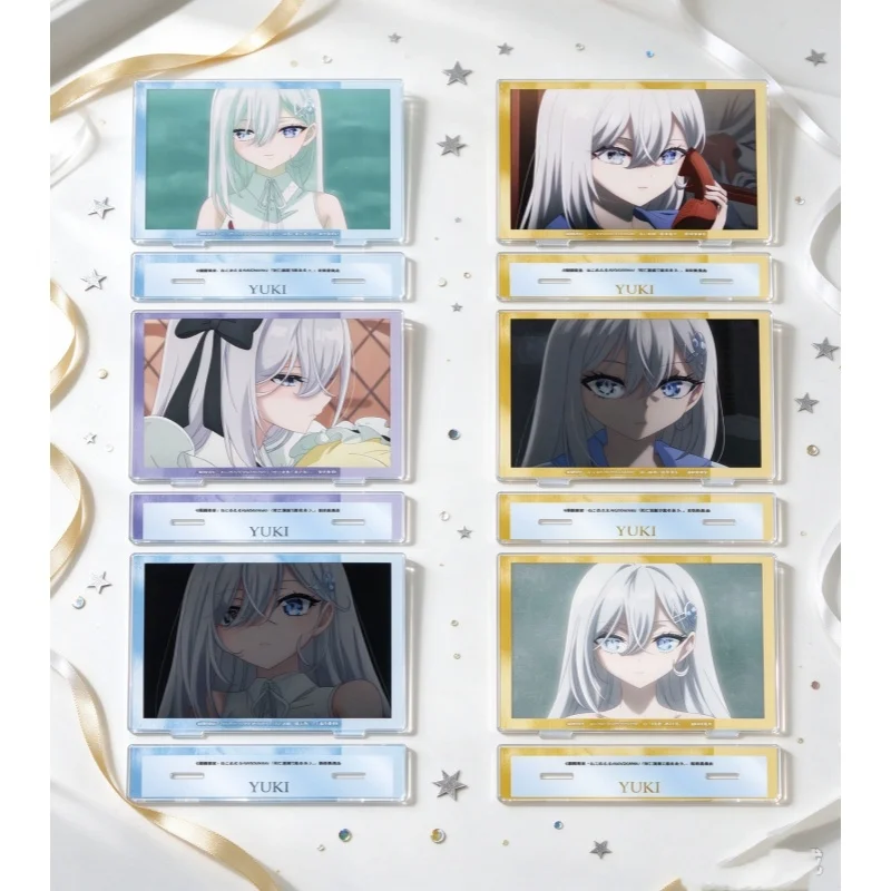 6PCS Bag Charm Anime Playing Death Games to Put Food on the Table 15CM Acrylic Stand Figure Keychain Kinko,Airi,Moegi,Hakushi