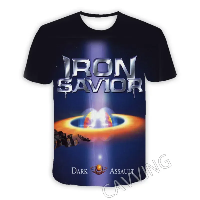 Iron Savior 3D Printed Casual T-shirts Hip Hop Tee Shirts Harajuku Styles Tops Fashion Clothing for Women/men