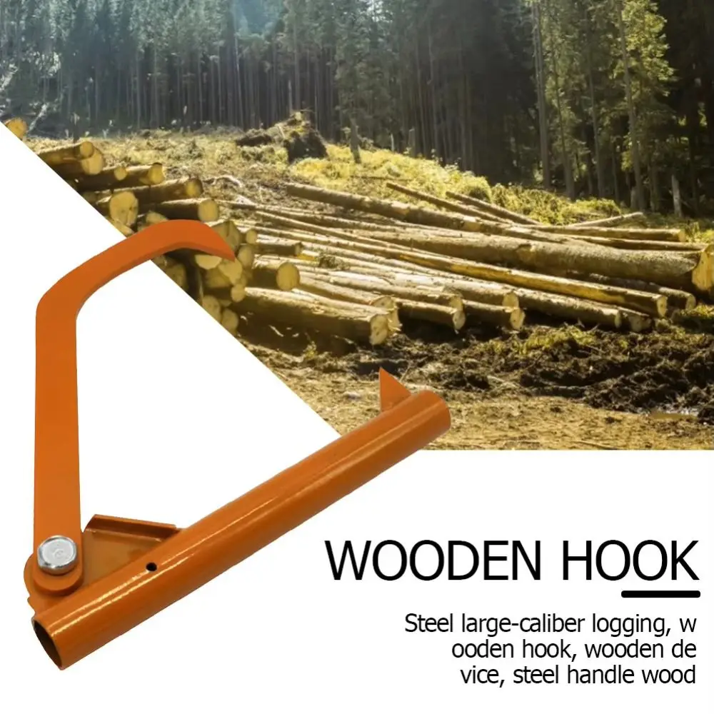 

Rustproof Log Splitter Tool Steel Construction Heavy Duty Wood Puller Portable Design Labor-Saving Tree Cutting Tool