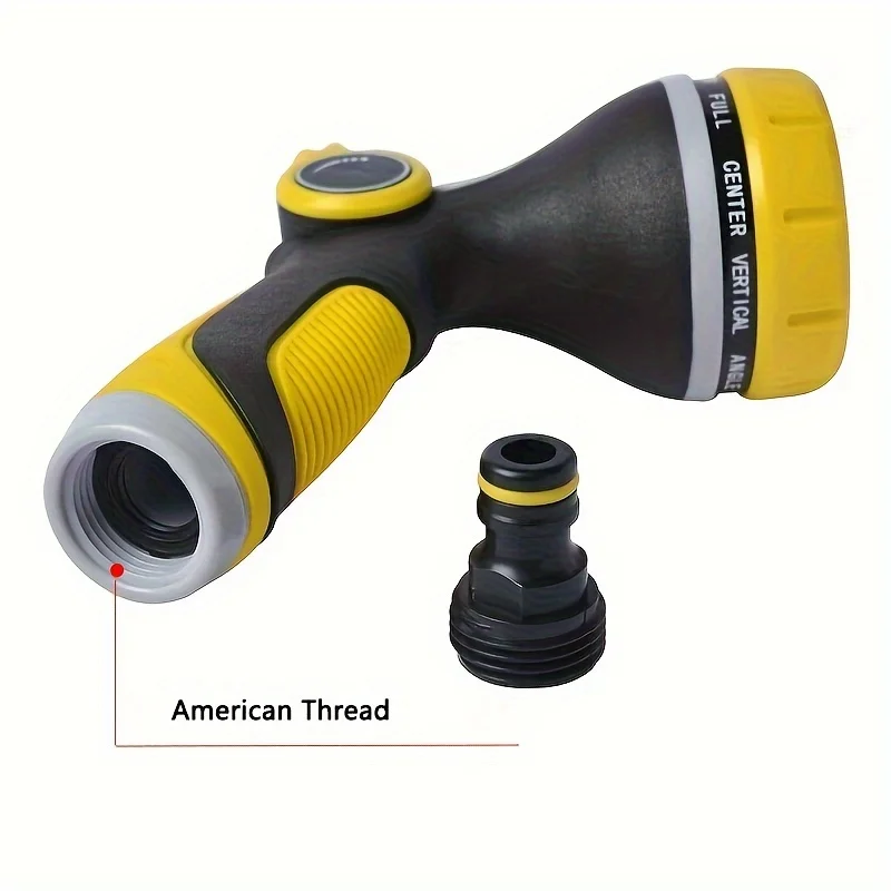 مسدس مياه للحديقة متعدد الوظائف، قطعة أثرية لسقي الحديقة، رأس رشاش سقي الخضروات