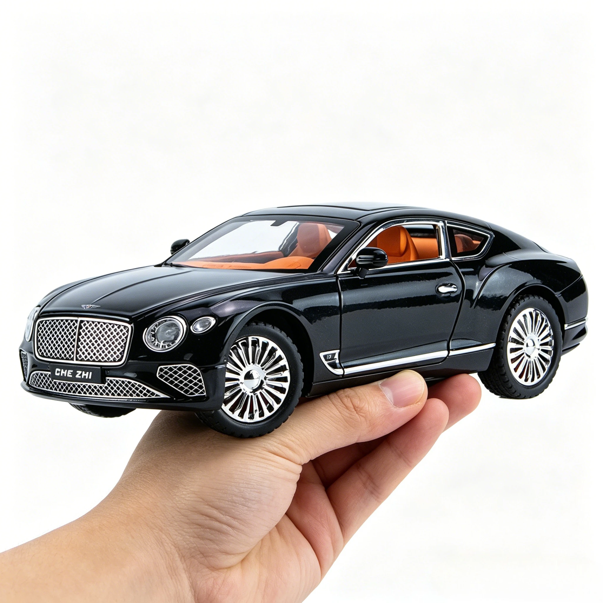 

1:24 Continental GT Alloy Car Model Toy Pull Back Diecast Metal Sports Cars Models Simulation Sound Light Collection Gifts