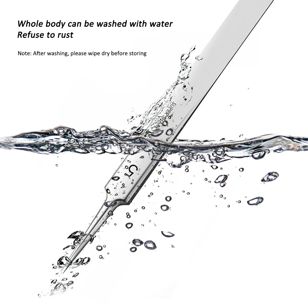 Tedesco Ultra-fine No. 5 Cell brufoli Clip per punti neri pinzette salone di bellezza raschiatura chiusura artefatto speciale strumenti per aghi per l'acne