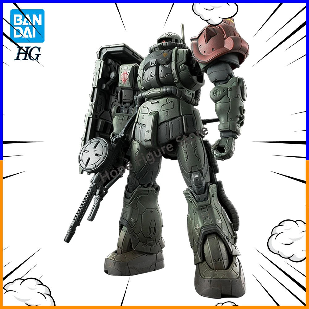 

In Stock Original BANDAI HG MS-06F Zaku II Figure Anime Action Assembled Model Mobile Suit Gundam Figure Genuine Toy