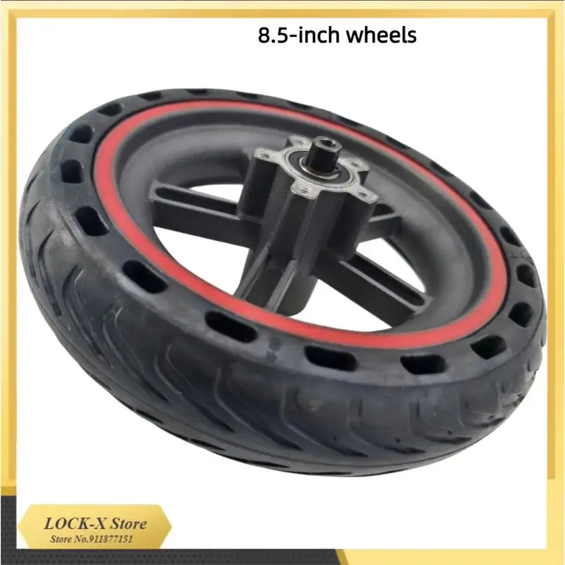 

Original 8.5 Inch Solid Puncture Proof Tire 5 Hole Aluminum Alloy Wheel Hub for Xiaomi Electric Scooter M365