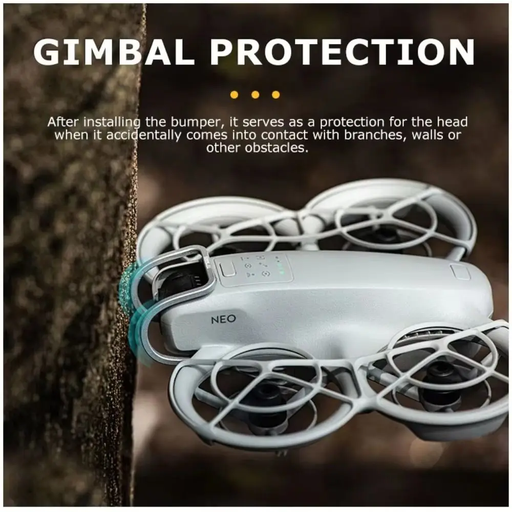 New Aluminum Alloy Gimbal Lens Bumpers Drone Accessories Silvery Anti-collision Cool Portable Camera Lens Protector for DJI Neo