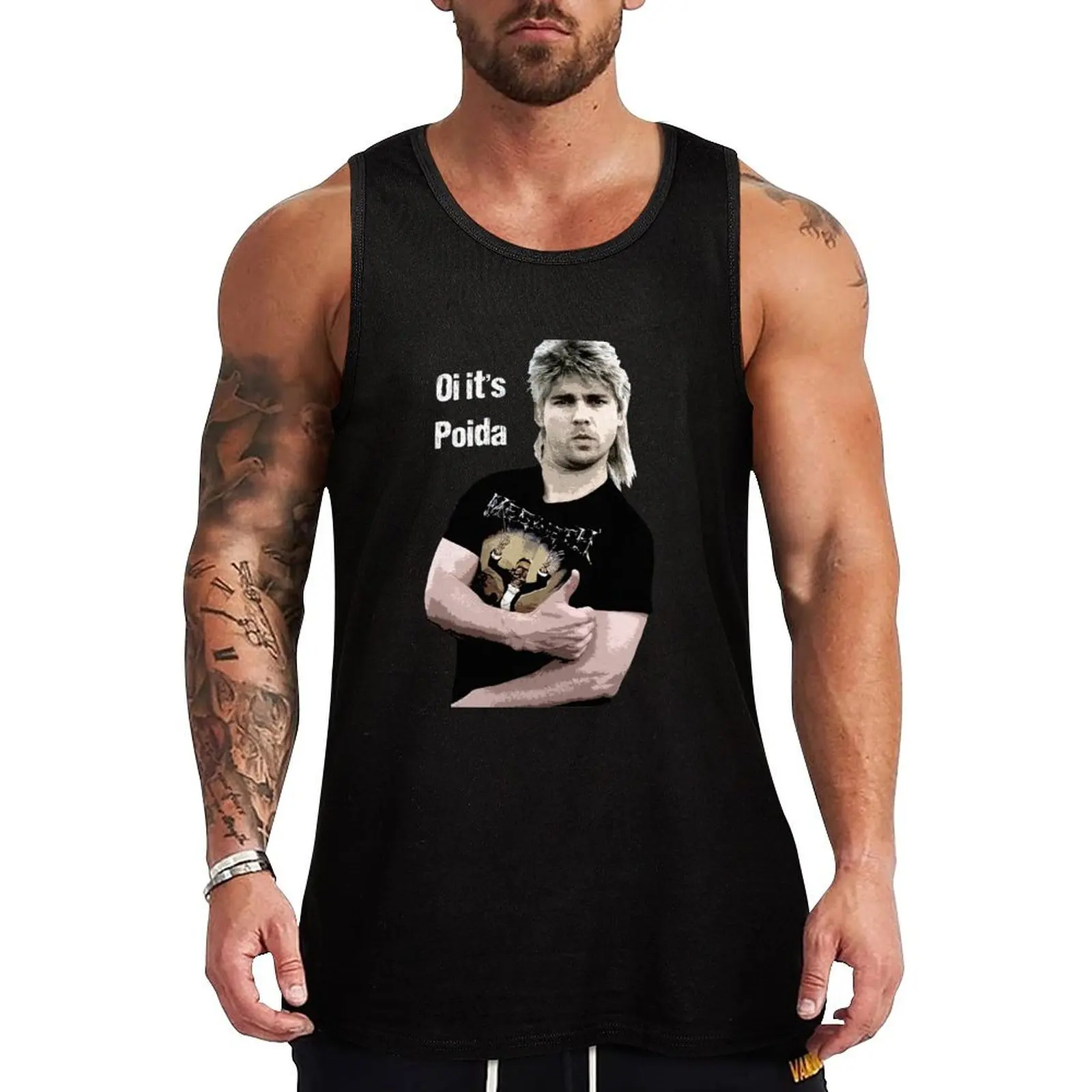 

Poida Full Frontal Aussie Funny Shirt Tank Top Men's clothing Sports clothing sleeveless jackets Clothing