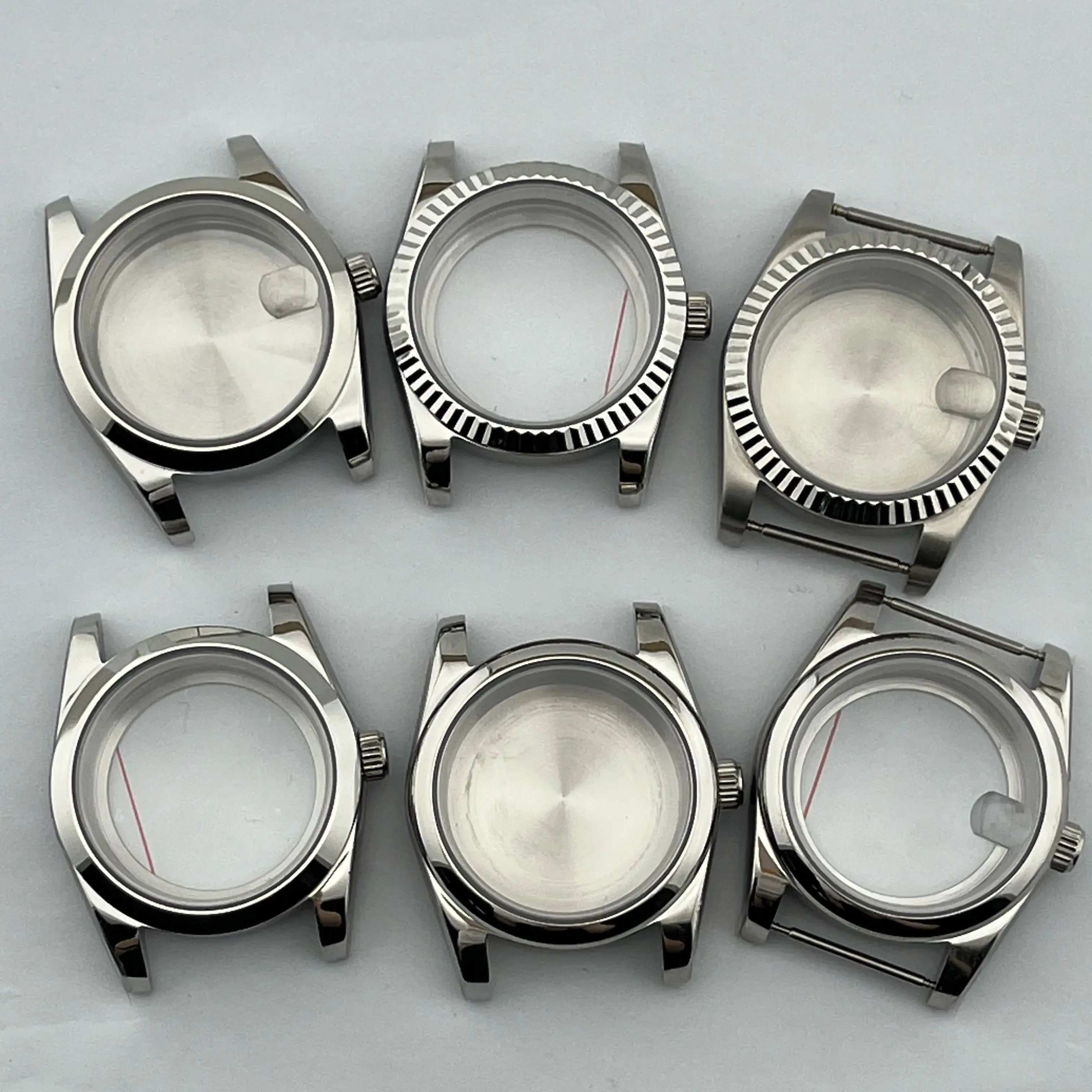 

Мужской корпус часов с сапфировым стеклом, 36 мм/39 мм, совместим с NH36, NH34, NH35, стильным автоматическим механическим механизмом,