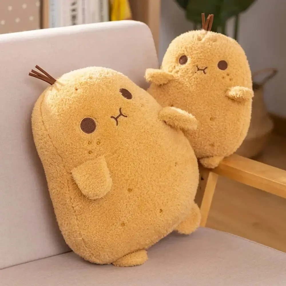 PP Cotton Small Potato Plush Doll Plush Stuffed Soft Funny Food Plush Doll Mini Cartoon Plant Spud Throw Pillow Kid Girl Boy