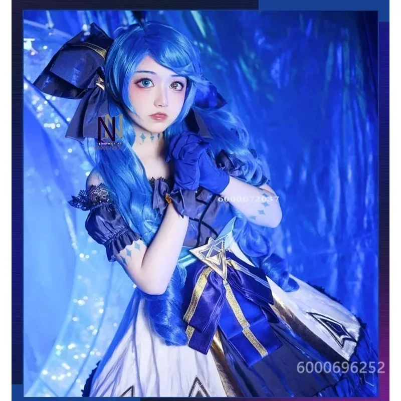 Spiel LOL Gwen Cosplay Kostüm Dark Gothic Stil Ruined Puppe Outfit League Legends Cos Frauen Halloween Party Kleid Hohe Qualität