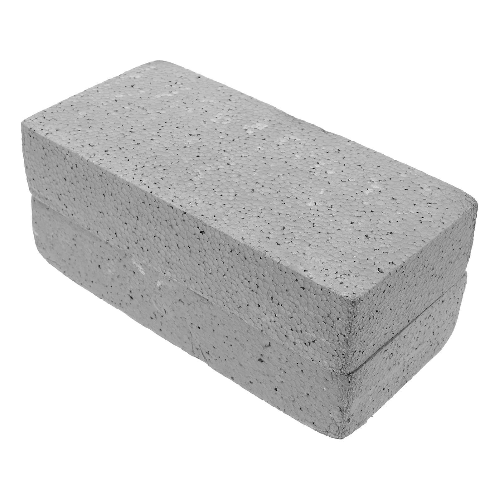 

2 Pcs Head-cut Brick Props Fake Cardboard Bricks Blocks Brown Sponge Foaming for Kids