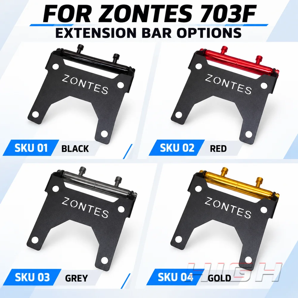 Windshield Extension Support Crossbar Holder Fit ZONTES 703F 2024-2026 Multi-functional Navigation Bracket