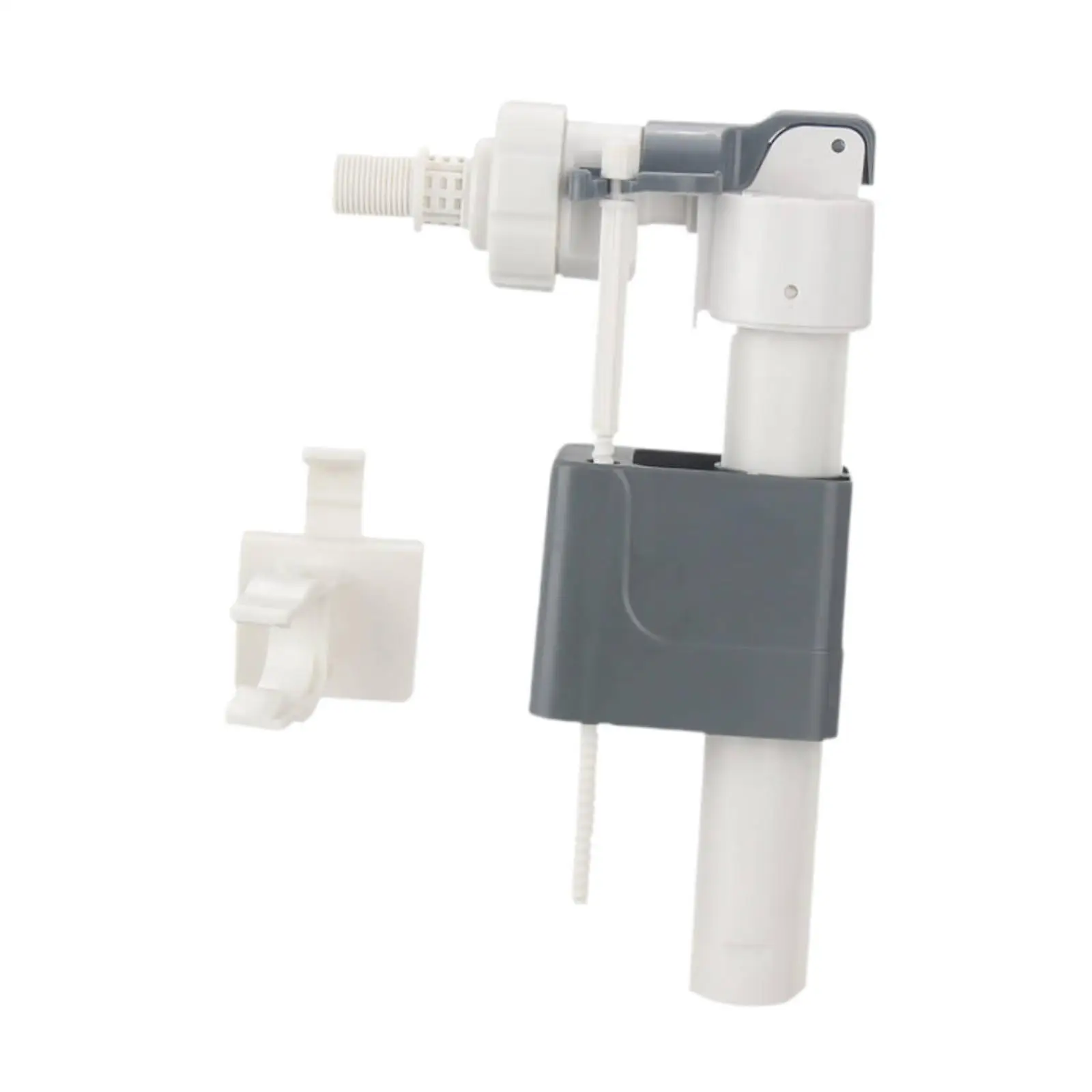 Toilet Tank Fill Valve Built in Filter Easy Clean Water Inlet Part for Bathroom Toilet Cover Kit
