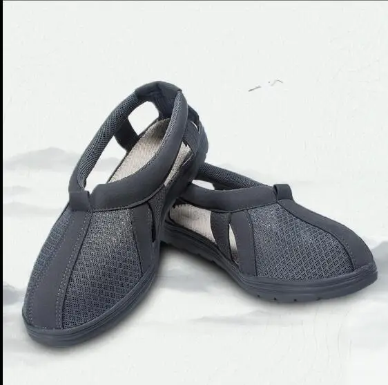 Summer Buddhist Lohan Shaolin Chinese Monk Meditation Shoes Mesh Sandal