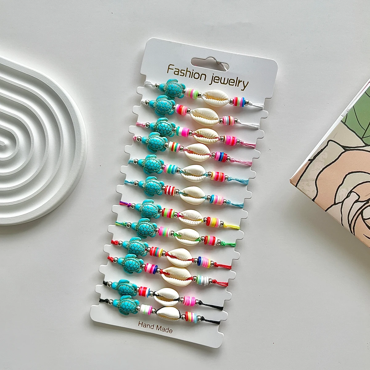 12 Piece Shell Turq…