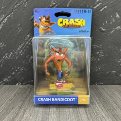 Crash Bandicoot Action Figure Model Totaku Toys For Kids And Adults Collection Gift Original color Gold 10cm
