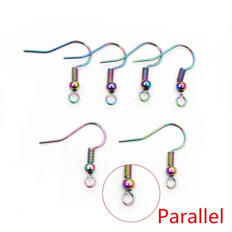 50pcs/lot 20x17mm 2-styles Fashion Colors DIY Earring Findings Clasps Hooks Jewelry Making Accessories Earwire