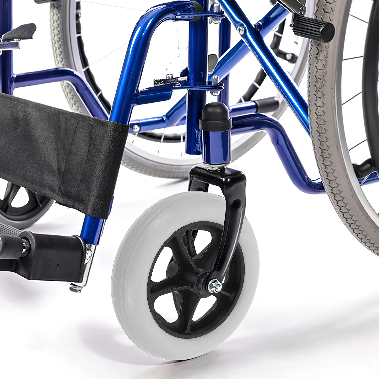 

2pcs Caster Accessories Walker Replacement Wheels Solid Tire Electric Wheelchair Drive Parts Scooter Wheelchairs