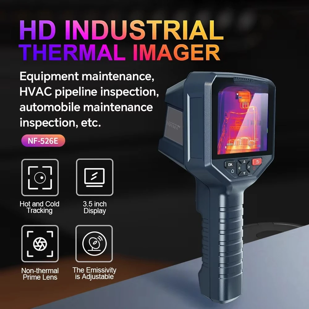 3.5 Inch Display Thermal Imaging Camera 256*192 High Resolution PC Analysis software