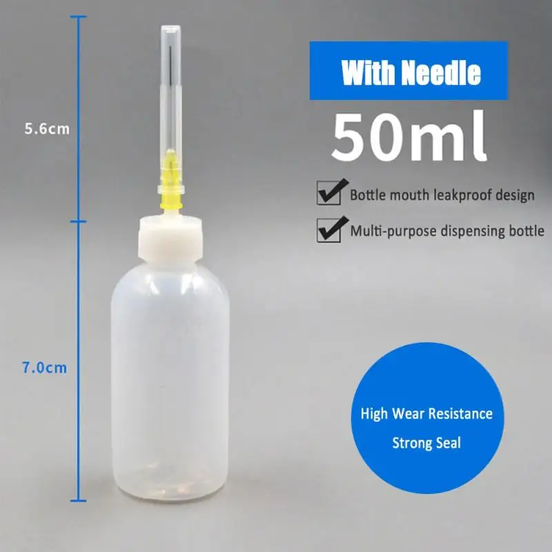 Functional Plastic Bottle Precision Application Glue Oil Bottle Precision Glue Application Tip Oiler Glue Application Convenient