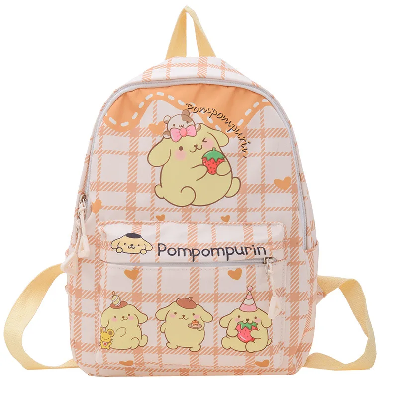 Sanrio Backpack My Melody Cinnamoroll Kuromi School Bag Large Capacity Student Backpack For Kids Gift