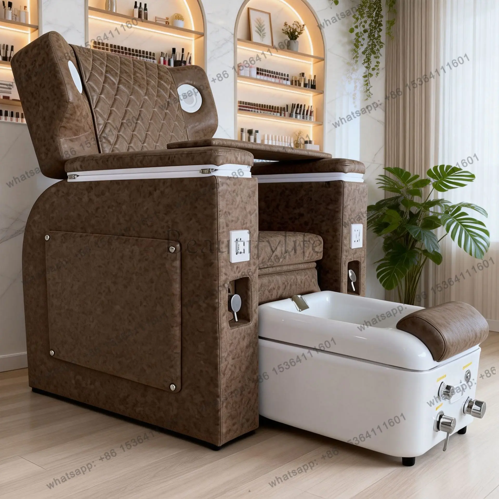 Factory Direct Sales Nail Art Sofa Foot Chair Multifunctional Foot Bath Electric Massage