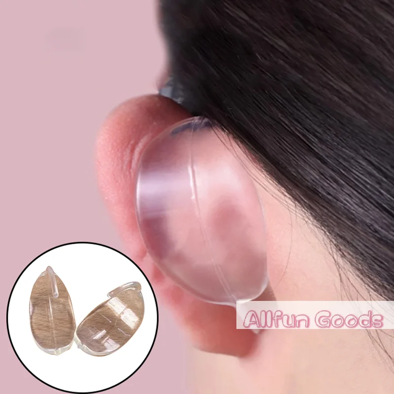 2 Box/4pc Elf Earhook V-Face Wearable Ear Stand Reusable Strong Support Fixed Invisible Earrings Protruding Prominent Correction