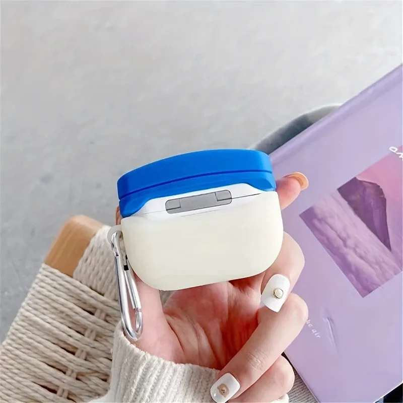 Earphone Case For Airpods 1 2 3 Pro 3D Cute Cartoon Vaseline Headphone Case For Airpods Pro 2 Charging Box Protective Cover