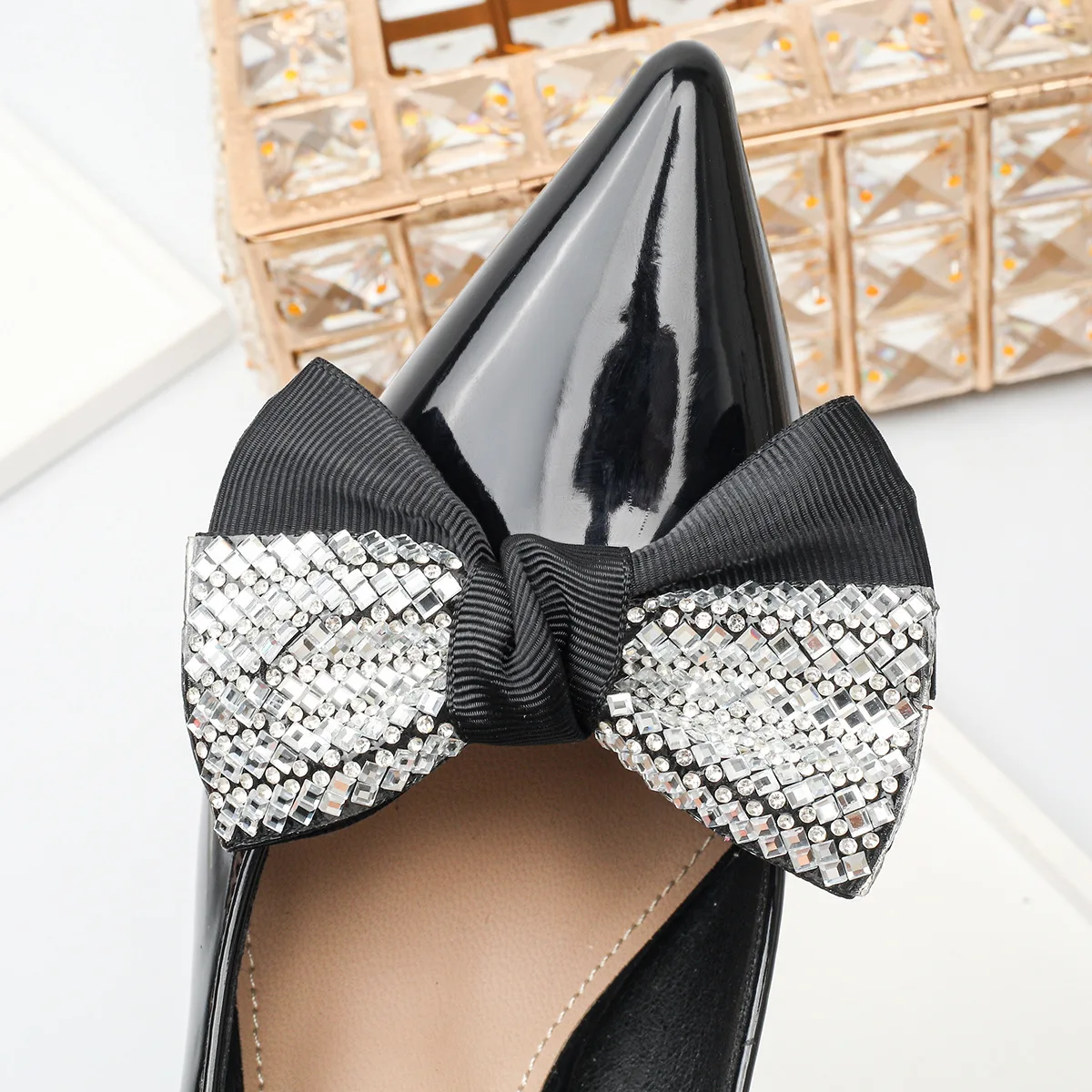Detachable DIY Bow Shoe Clips Versatile Shoe Decor for High Heels Wedding Bridal Shoe Accessories Charms