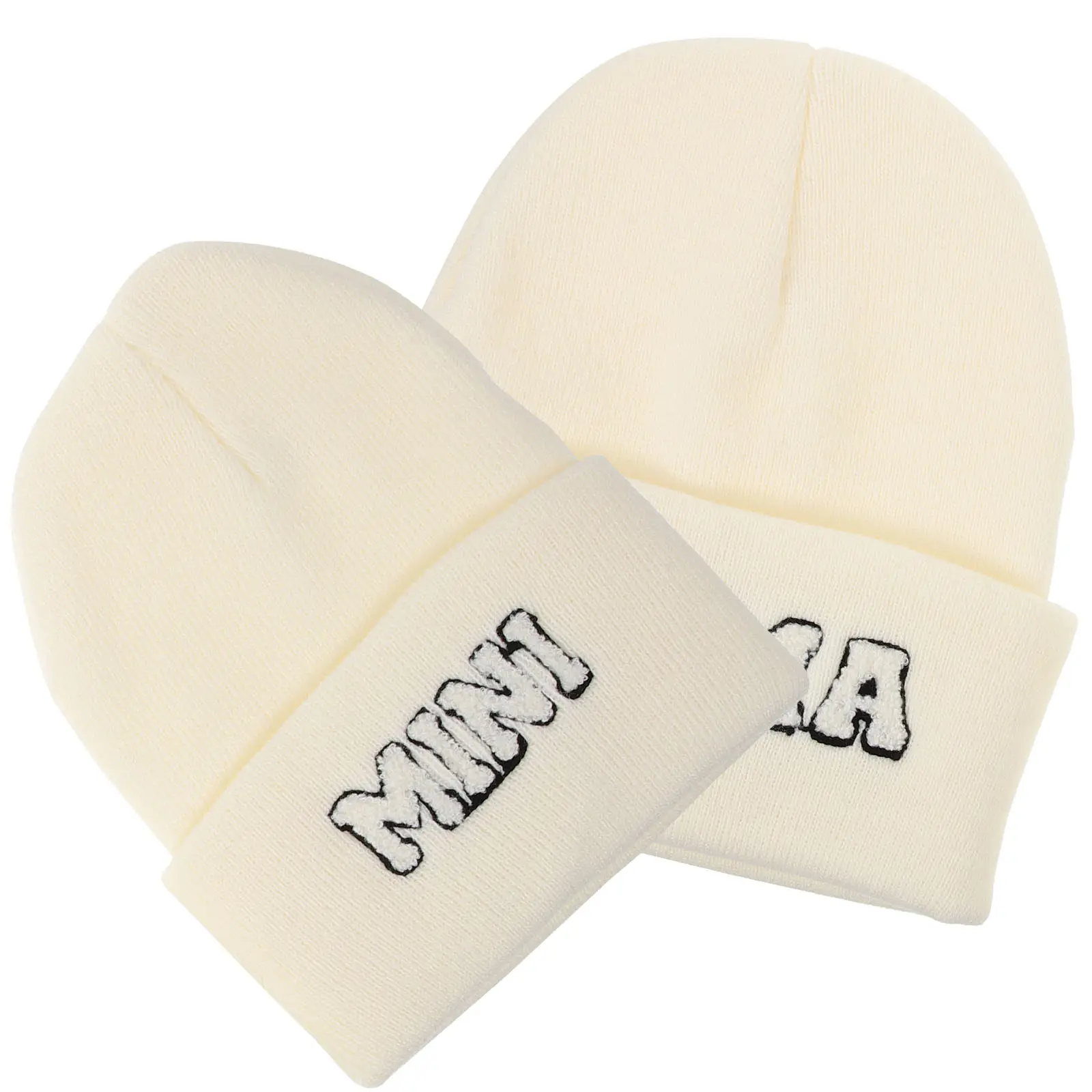 

2Pcs Winter Knit Hat Warm Comfortable Knitted Beanie for Adult Women Kids Outdoor Wear Warm Hat for Adult Women Knitted Hat,