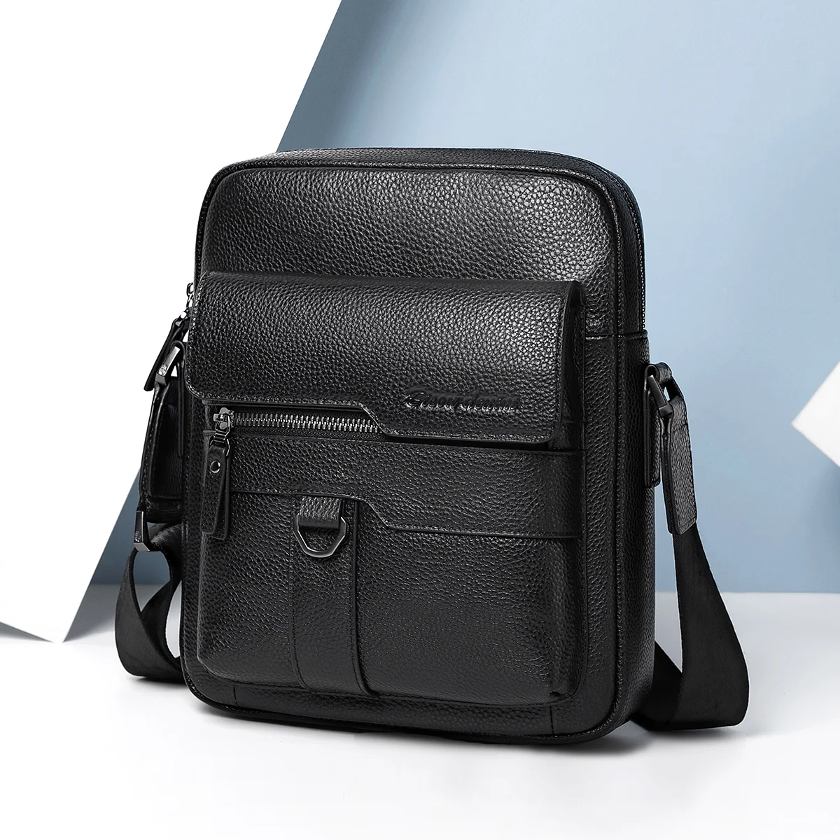 Bison denim couro genuíno crossbody saco das mulheres dos homens mensageiro ocasional bolsa de ombro alta qualidade negócios bolsas masculinas