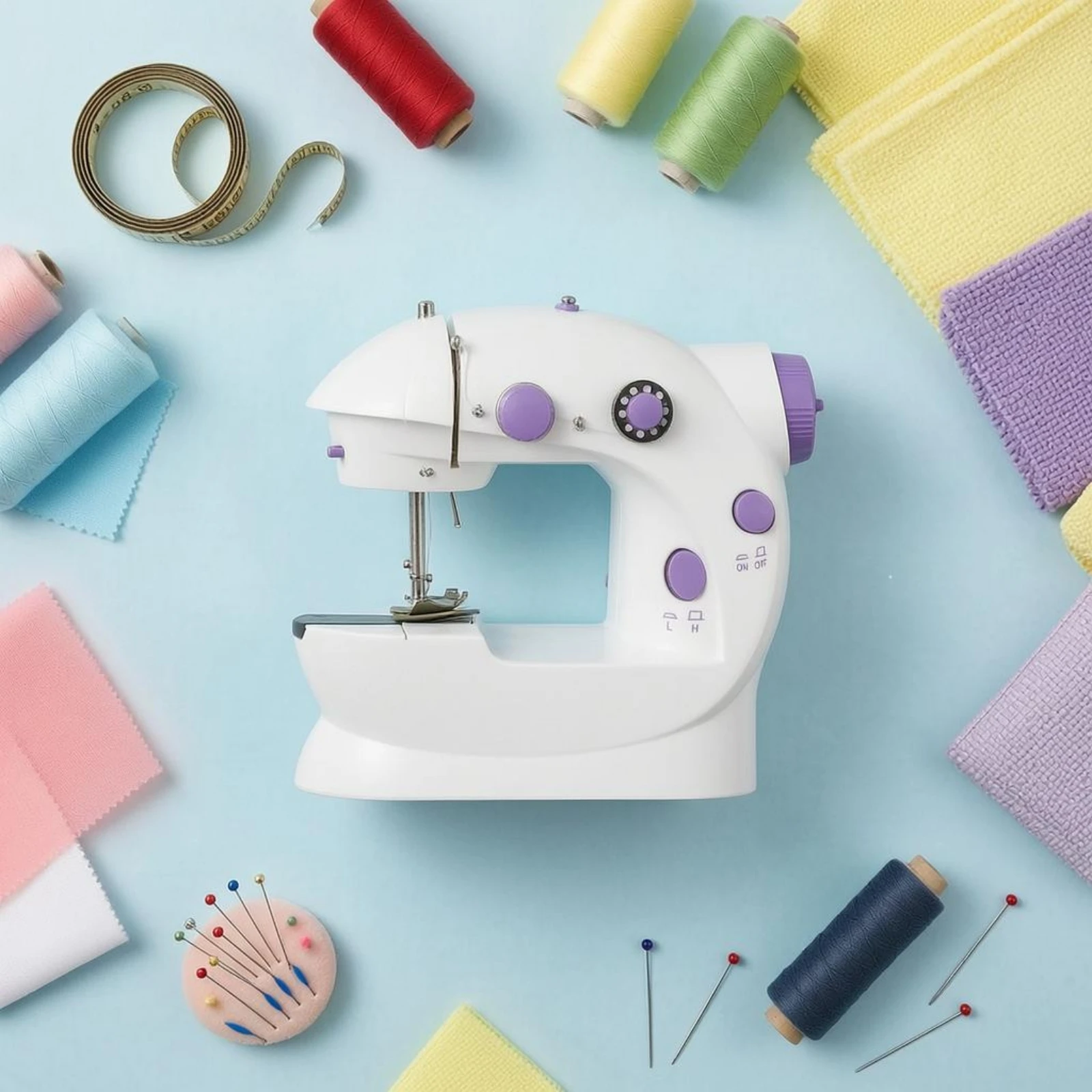 

Electric Sewing Machine Foot Pedal Tabletop Sewing Machine Craft Tool Tension Knob Stitcher Handwheel