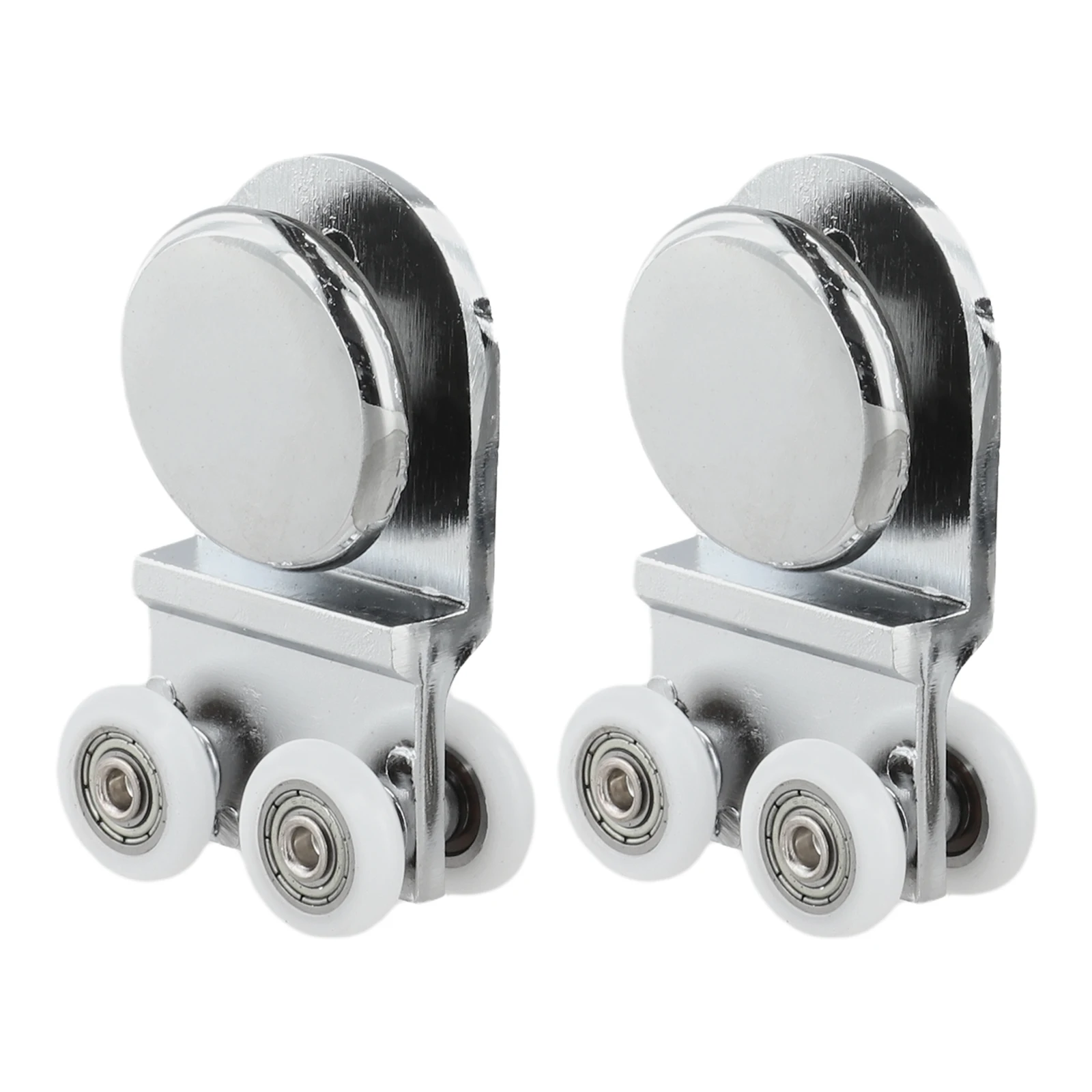 

Комплект роликов для раздвижных дверей в ванную комнату, алюминиевый сплав, декор для ванной, совместим с стеклом 6-10 мм, для повседневного использования, надежный