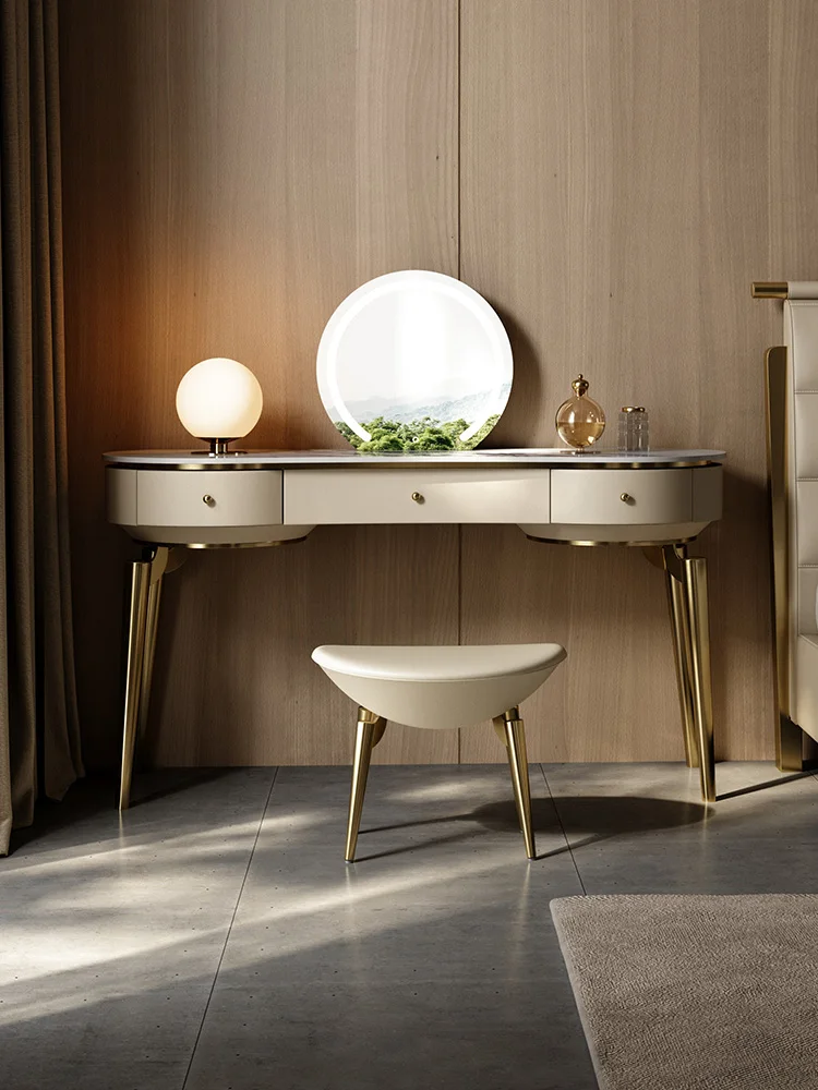 

Роскошный Улучшенный туалетный столик, новинка 2022 года, украшение для гостиной, минималистичный туалетный столик, современная простота