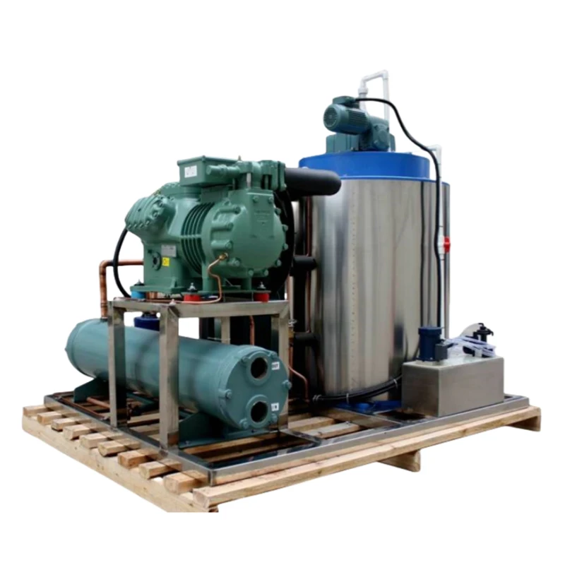 Industrial Fish Ice Machine Flake Ice Making System for Seafood Logistics & Industrial Cooling Customized