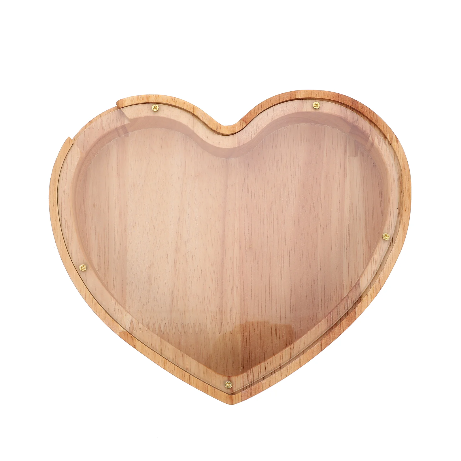 

Wooden Piggy Bank Heart Shaped Coin Bank Gift for Kids Boys Girls Adults money box wood piggy bank wood coin bank